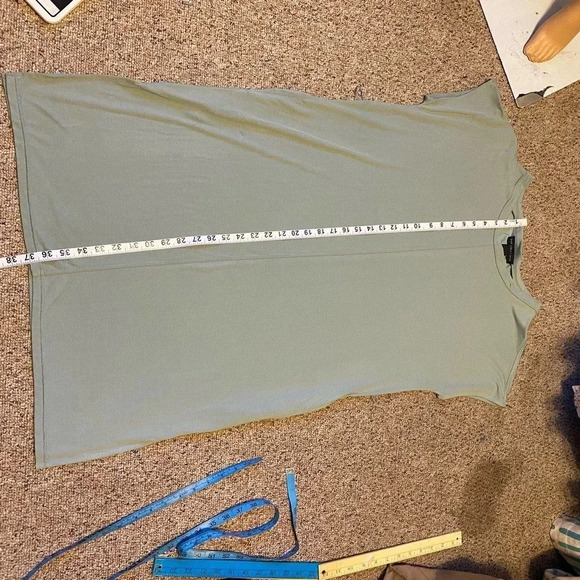 Joan Vass New York Modal Blend Stretchy Soft and Comfortable Dress Women Size M - Picture 5 of 8